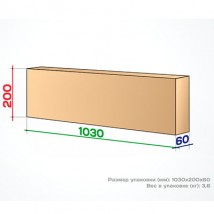 Турник потолочный (400 мм) Атлант 1 цв. белый